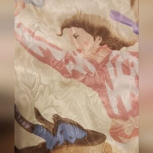 NWOT Cowgirl Large     Wild Rag 100% Silk